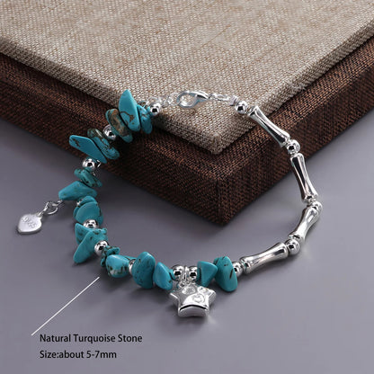 VENTFILLE 925 Sterling Silver Butterfly Bracelet for Girl Bead String Design Insect Fashion Versatile Jewelry Gift Dropshipping