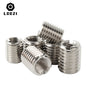 304 Stainless Steel Slotted Inside Outside Thread Adapter Screw M2-12Wire Thread Insert Sleeve Conversion Nut Coupler Convey1244
