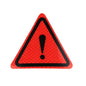 Auto Reflective Stickers Car for Triangle Warning Label Reflectivor Safety Signs Signals Label for Car Motorcycle