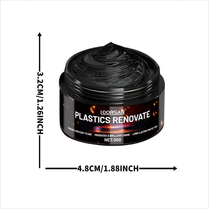 Automobile Plastic Repair Paste - Restores Black Luster, Removes Fading and Scratches, for Automobile Interior Repair
