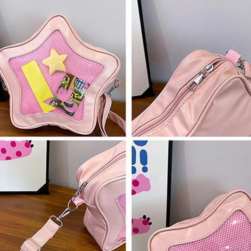 Cute Kawaii Ita Bag Original Anime Five Pointed Star Two-dimensional Crossbody Street Fashion Ulzzang Shoulder For Girls 2025