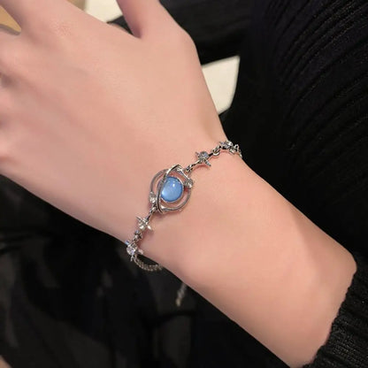 Zinc Alloy Bracelet Sparkling Zircon Flower Bracelet Handmade Bracelet Alloy For Daily Wear Fashion Accessory Party