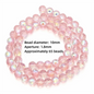 6/8/10mm Sizes Faceted Glass Beads Pink Blue Plating Clear Crystal Earth Beads 96-faceted Faceted Cut Style Jewelry Making Beads