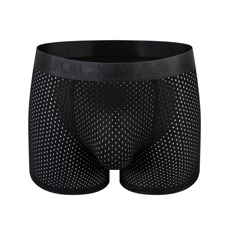 Men Trunks Built-in Fake Butt Hip Lifter Enhancer Shorts Boxer Briefs Padded Underwear Shapewear Underpants Nylon  Breathable