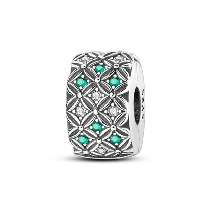 Original 925 Sterling Silver Charm Beads Clover Sunflower Tulip Carnation Pendant For Women Jewelry Fashion Gift