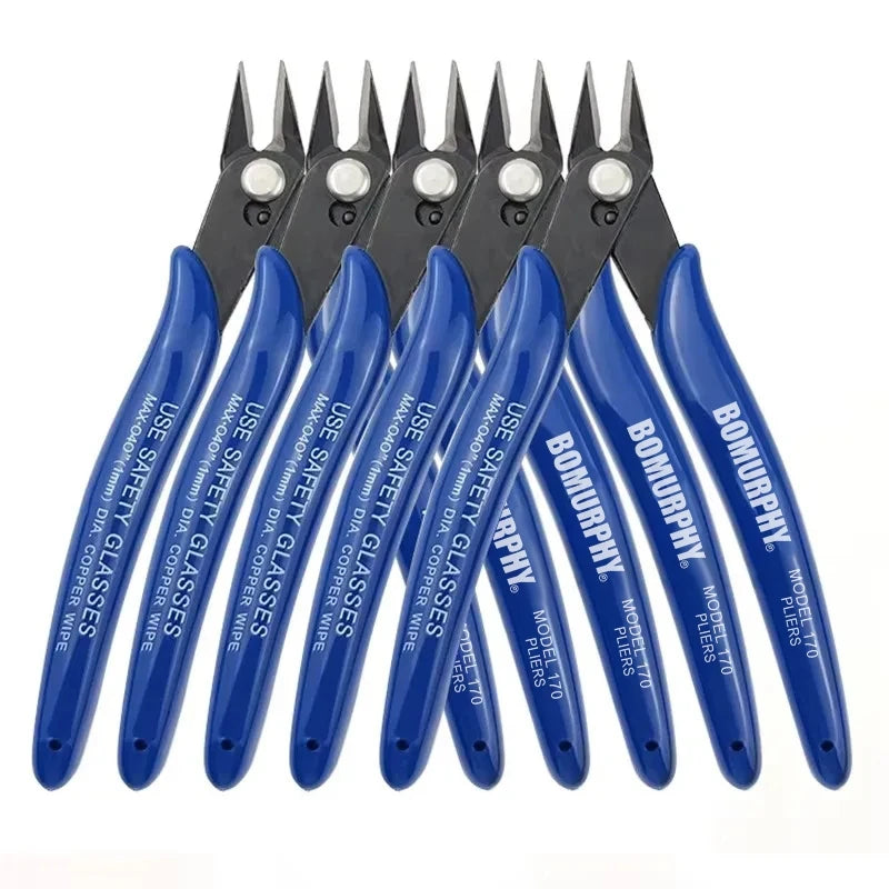 Bomurphy 170 Wishful Clamp DIY Electronic Diagonal Pliers Side Cutting Nippers Wire Cutter 3D Printer Parts Copper Jewelry
