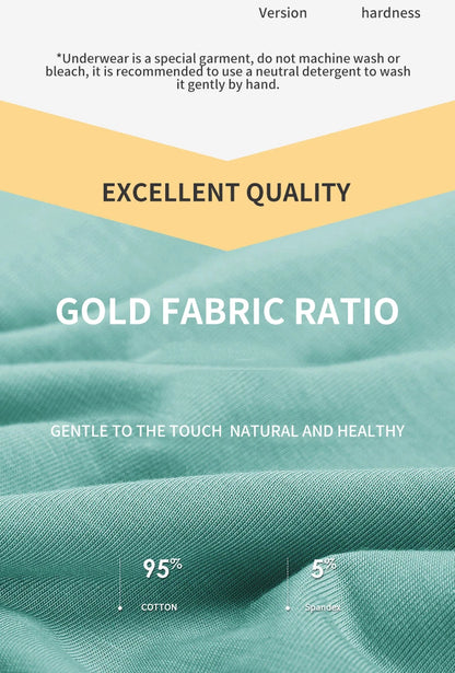 MiiOW 3Pcs Cotton Mens Panties Men's Underwear Breathable Man Boxershorts Graphene Antibacterial Men Underpants Men Boxer Trunks