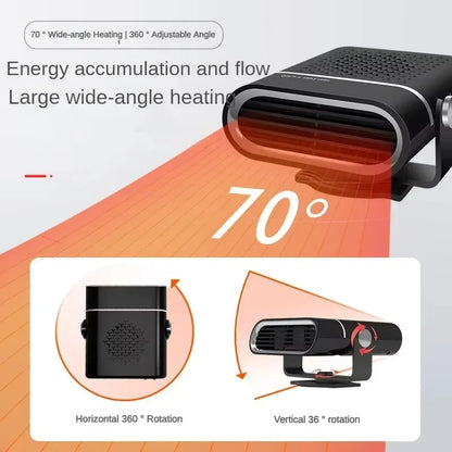 4 in 1 Car Heater Fan 12V/24V 150W Car Heater Electric Cooling Heating Auto Windshield Defroster Defogging Demister Webasto