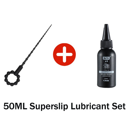 Silicone Vibrating Urethral Sound for Intense Stimulation, Electric Prostate Massager Toy, Soft & Flexible Beaded Design