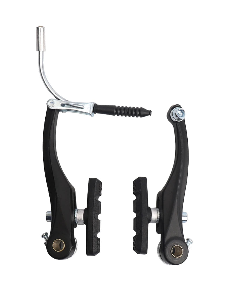 2sets Bicycle V Brake Sets Aluminum Alloy Mountain Bike V-Brake Caliper Removable Adjustable Cycling Brake Caliper Accessories