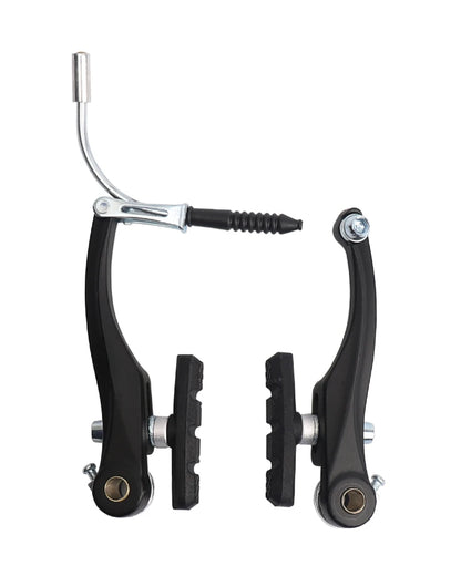 2sets Bicycle V Brake Sets Aluminum Alloy Mountain Bike V-Brake Caliper Removable Adjustable Cycling Brake Caliper Accessories