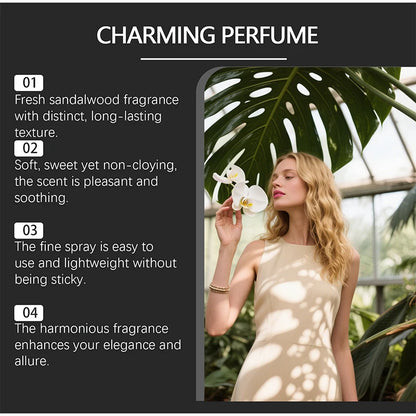 Pheromone Charming Perfume Spray of Man to Attract Woman,Seductive Sandalwood Musk Rose Fragrance Mist,Flirting Dating Scent