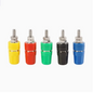 5/10Pcs M4*36 Pure Copper Terminal 4mm Banana Jack Socket 20A Binding Post Banana Plug Connector M4X36