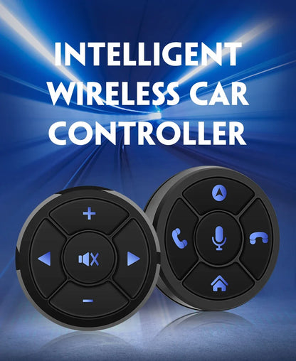 Junsun Universal Car Wireless Steering Wheel Control Button for for Android Autoradio 10 Key Functions Controller With LED Light