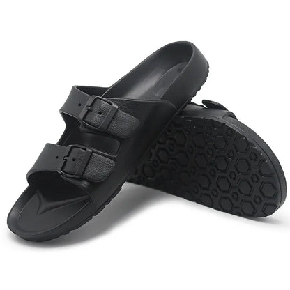 Brand Women Men Slippers Soft Sandals 2025 Summer Women Beach Casual Shoes EVA Slides Original Men Flip-flop Men's Sandal