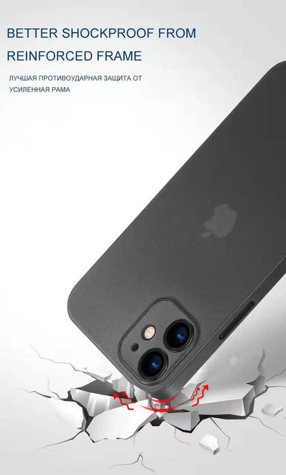 0.2MM Ultra Thin Case For iphone 13 14 15 Pro Max 12 Mini 11 X XR XS Max Cover For iphone SE 2020 2022 7 6 8 Plus Hard PC Case