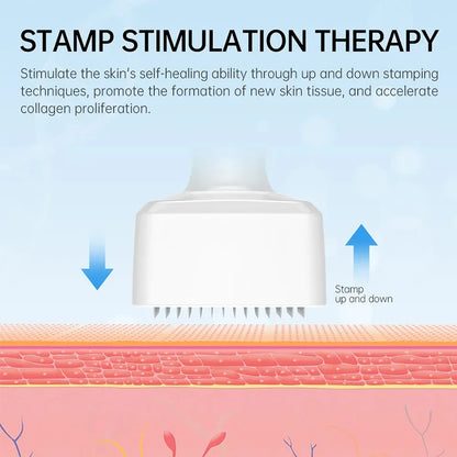 New 140A Adjustable Microneedle Derma Stamp 140 Pins Needles Derma Stamp Skin Care Home Use For Face Beauty Personal Care