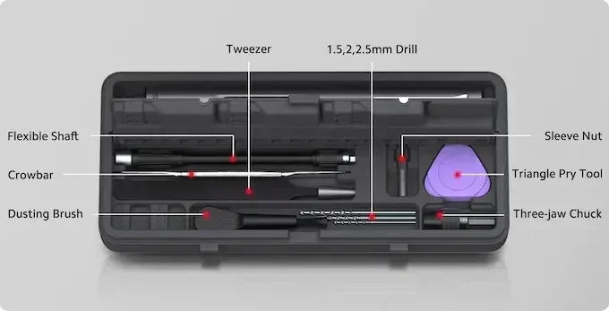 CreationSpace Cordless Electric Screwdriver Set 3 Torque Settings 29/42  in 1 Precision Screwdriver for Phones Watches Repair