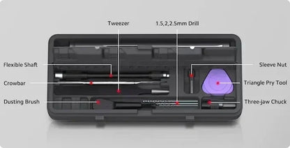 CreationSpace Cordless Electric Screwdriver Set 3 Torque Settings 29/42  in 1 Precision Screwdriver for Phones Watches Repair