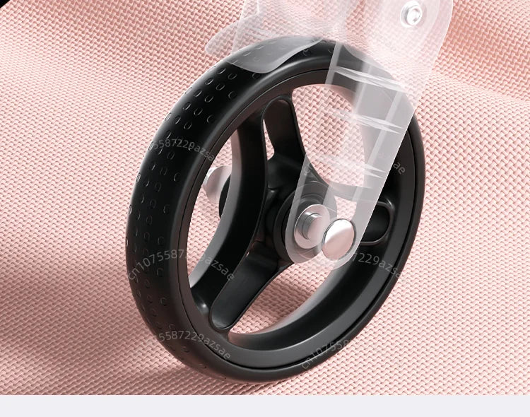 Lightweight Pet Stroller Dog-specific Travel Stroller Foldable High-view Pet Stroller Large Space Removable Carry Basket Cat Car
