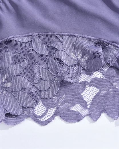 S-XXL Women Lace Panties Patchwork Seamless Underwear Sexy Luxury Hollow Out Solid Briefs Girls' Mid Rise Breathable Lingerie