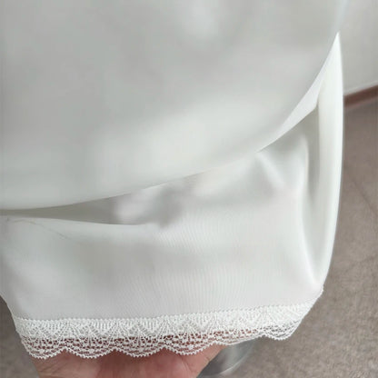 Women Sexy High Waist Satin Mini Skirt White Red Chic Streetwear Summer Elastic Waist Slim Skirt Hot Girls Casual Simple
