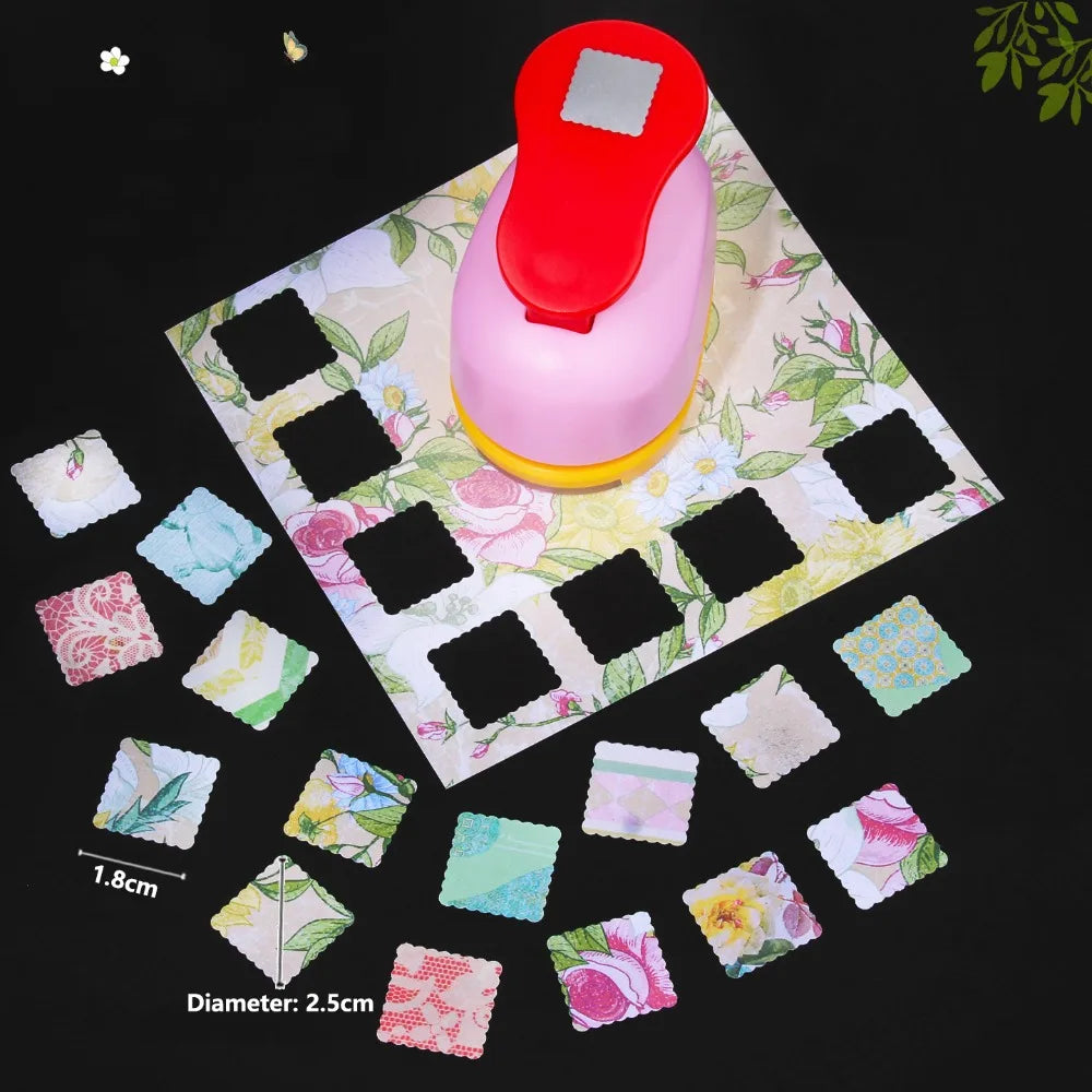 DIY Crafts Stamp Border Punch Handmade Labor-saving Stamp Embossing Machine Portable Embosser Stamp Toothed Puncher