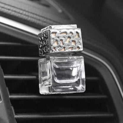 Auto Aromatherapy Machine & Car Perfume - Bottled Diffuser with Metal Clip Container, Universal Air Freshener
