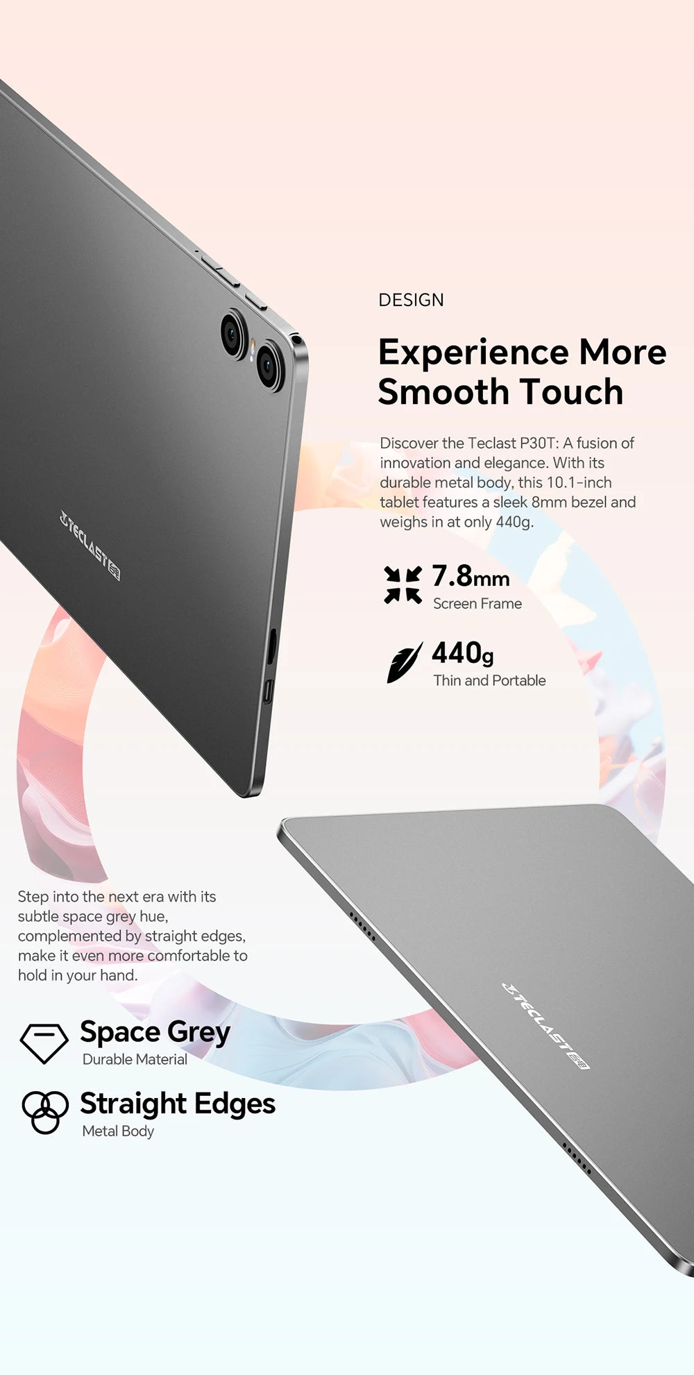 Teclast P30T Case 10.1" Tablet Ai Gemini Android 16 16Gb(3Gb+13Gb Expansion) Ram 128Gb Rom T7250 8-Core All-In-One Keyboard/Case/Mouse/Stylus/Earphones/Tablet Stand