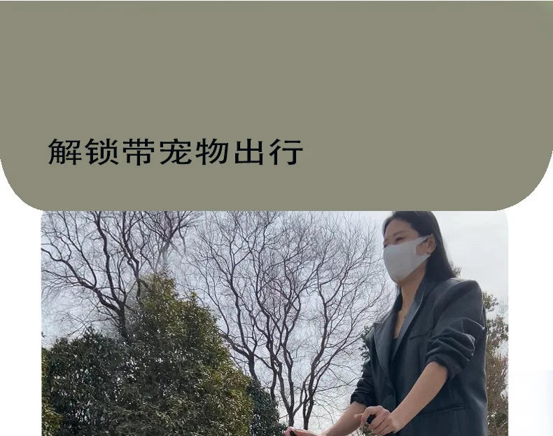 Detachable Cabin Pet Stroller Lightweight Foldable Cat Dog Trolley Outdoor Travel Hand Push Cart for Small & Medium Sized Pets