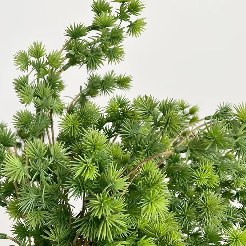 3/5Pcs Artificial Podocarpus Branches Greens for Decoration Christmas Foliage Home DIY Floral Arrangements Artificial Plants