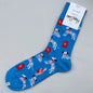 Happy Socks Men's Mid-tube Socks Four Seasons Pure Cotton Classic Socks SIZE 41-46