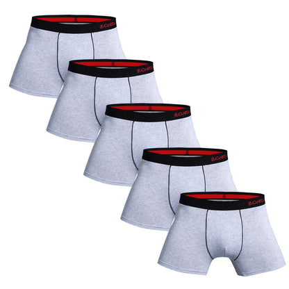5pcs Pack 2023 Men Panties Cotton Underwear Male Brand Boxer And Underpants For Homme Luxury Set Sexy Shorts Box Slip Kit Gym