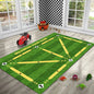 Durable non-slip football training mat Foldable carpet dribbling football training mat children's football indoor equipment