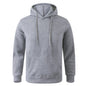 Men's and Women's Warm Sweatshirt Casual Solid Color Streetwear Pullovers Sport Fitness Pocket Hoodies Multi Color