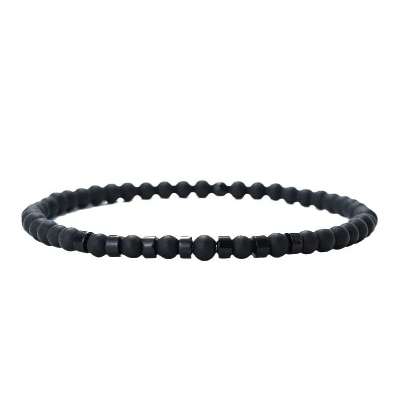 Fashion Mens Bracelet Natural Tiger Eyes Emperor Small Stone 4mm Beads Braclet Homme Accessories Bohemia Beach Jewelry Pulsera
