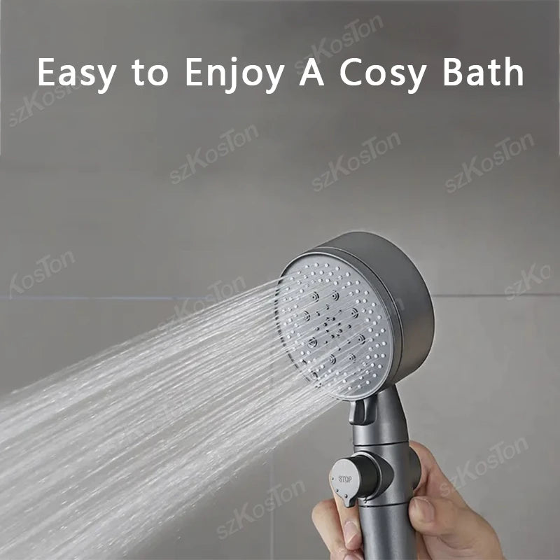 Bathroom Nylon High Pressure Flexible Smooth 1.5/2.0 Meter Shower Hose Flexible Handheld Anti Winding GI/2 Universal Pipe Tube