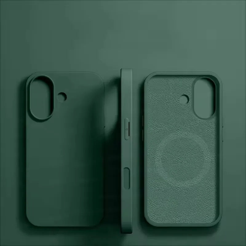 NEW For Magsafe Liquid Silicone Phone Case For iPhone 16 15 13 14 11 12 Pro Max 16 15 Plus Magnetic Wireless Charging Soft Cover