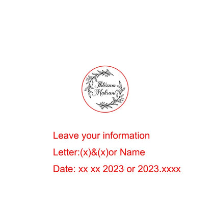 Wedding Embosser Stamp LOGO Custom Personalized Embossing Seal Customization for Letter Head Wedding Envelope Graduation Decora