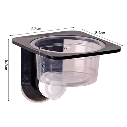 Reptiles & Amphibians Lizard Gecko Suction Cup Feed Bowls Food Container with Bowl for Reptile Food and Water Feeding