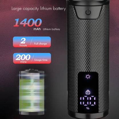 WMARK NG-7982 Professional Hair Trimmer for Man 9000RPM Titanium Coated Floating Double Blade Mesh Men's Shaver Equipped Blades