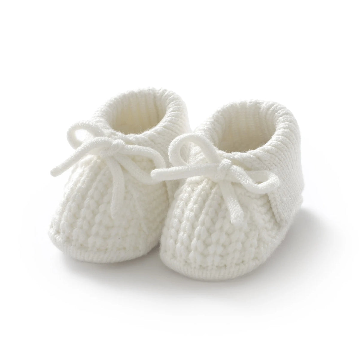 Baby Shoes Knitted Infant Child Bed Footwear 0-18M Cute Turn-down Breathable Newborn Boys Girls Walk Boots Fashion Solid Bandage