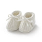 Baby Shoes Knitted Infant Child Bed Footwear 0-18M Cute Turn-down Breathable Newborn Boys Girls Walk Boots Fashion Solid Bandage