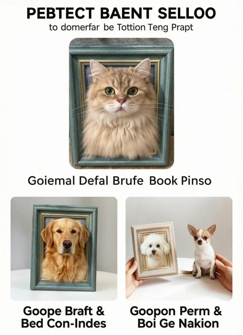 Custom Handmade Wool Felt Pet Portrait Doll Personalized Realistic Cat Dog Simulation Plush Stuffed Animals Birthday Gifts