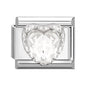 Shiny Zircon Stars Heart Bow Knot Butterfly Italian Charm Links Fit 9mm Stainless Steel Bracelet Women Jewelry DIY Making Gifts