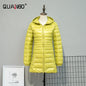 Women Spring/Autumn Ultra Lightweight Quilted Jacket 2023 New Woman Water and Wind-Resistant Big Size women Hoodies coat