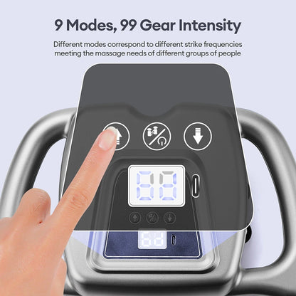 42-Heads Fascia Gun High-Frequency Vibration Body Massage Gun Back and Waist Massager Neck Shoulder Massager Muscle masajeador