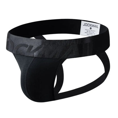 Sexy Men Underwear Brief Underpants Rainbow Stripes Gay Men's Jockstrap Bikini Slip Men's Tanga String Thong Breathable Cotton