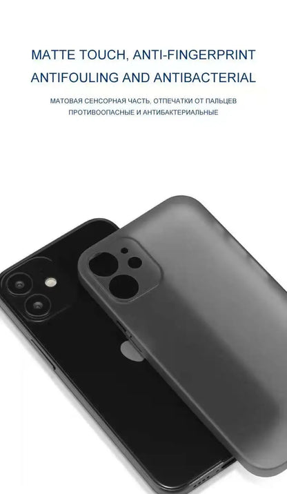 0.2MM Ultra Thin Case For iphone 13 14 15 Pro Max 12 Mini 11 X XR XS Max Cover For iphone SE 2020 2022 7 6 8 Plus Hard PC Case