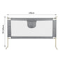150 / 180/200/cm bed Protection toddler room accessory for boys and girls gray Pink blue bed